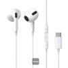 Baseus Earphone Encok C17 in-ear wired earphone with Type-C and microphone White (NGCR010002)