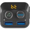 FM transmitter do auta | Pevný | Hands free volání | 1.0 " | LED obrazovka | Bluetooth® | 5.0 V DC / 1.0 A / 5.0 V DC / 2.4 A | Posílení basů | Google Assistant / Siri | Černá
