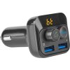 FM transmitter do auta | Pevný | Hands free volání | 1.0 " | LED obrazovka | Bluetooth® | 5.0 V DC / 1.0 A / 5.0 V DC / 2.4 A | Posílení basů | Google Assistant / Siri | Černá