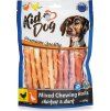 KIDDOG mix buvolích tyčinek s kuřecím a kachním masíčkem - 8 mm/12 cm, 250 g