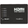 HDMI™ Přepínač | 5 Portů port(s) | 5x vstup HDMI™ | 1x výstup HDMI ™ | 1080p | 3.4 Gbps | ABS | Černá