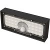 Solární LED svítidlo BRIXO s pohybovým čidlem, černé, neutrální bílá