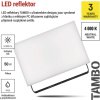 LED reflektor TAMBO, 50 W, 5000 lm, IP65, černý