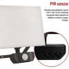 LED reflektor TAMBO se senzorem pohybu, 50 W, 5000 lm, černý