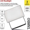 LED reflektor TAMBO, 10 W, 1000 lm, IP65, černý