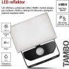 LED reflektor TAMBO se senzorem pohybu, 10 W, 1000 lm, černý
