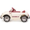 Dětské elektrické autíčko Baby Mix Retro Pearl bílé (poškozený obal)