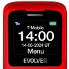 EVOLVEO EasyPhone ID, mobilní telefon pro seniory, červená