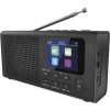 Přenosné rádio s Bluetooth, DAB / DAB+ / FM, černé