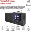 Přenosné rádio s Bluetooth, DAB / DAB+ / FM, černé