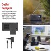 Přenosné rádio s Bluetooth, DAB / DAB+ / FM, černé