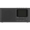 Přenosné rádio s Bluetooth, DAB / DAB+ / FM, černé