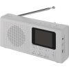 Přenosné rádio s Bluetooth, DAB / DAB+ / FM, bílé