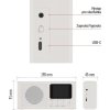 Přenosné rádio s Bluetooth, DAB / DAB+ / FM, bílé