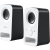 Logitech repro Z150 Multimedia Speakers/ 2.0/ 3W/ 3.5mm jack/ Snow White-bílý