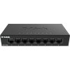 D-Link DGS-108GL Kovový 8-portový Gigabit stolní switch