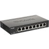 D-Link DGS-1100-08PV2 Smart Switch, 8x 1000Base-T 802.3at PoE, 64W PoE budget, Fanless