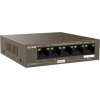 Tenda TEG1105PD PoE PD Gigabit switch, 1x PoE IN, 4x PoE OUT 802.3af, 5x 1 Gb/s, max. 30W, fanless