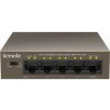 Tenda TEF1105P-4-63W PoE AT switch 4x PoE 802.3af/at, 5x 100Mb/s, PoE celkem 63W, fanless, PoE+