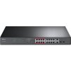 TP-Link TL-SL1218MP - 16-portový 10/100Mb/s + 2-portový gigabitový Unmanaged PoE Switch