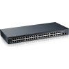 ZyXEL GS1900-48/50-port Gigabit Web Smart switch: 48x Gigabit metal + 2x SFP, IPv6, 802.3az (Green)