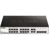 D-Link DGS-1210-16, 16-port 10/100/1000 Gigabit Smart Switch including 4 Combo 1000BaseT/SFP