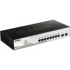 D-Link DGS-1210-08P Smart PoE switch, 8x GbE PoE+, 2x SFP, PoE 65W, fanless