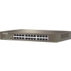 Tenda TEG1024D 24x Gigabit Switch, Fanless-bez ventilátorů, Rackmount, ochrana proti přepětí