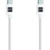 ER POWER kabel USB-C/C 3A 60W 200cm bílý