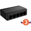 Tenda SG105M -  5x Gigabit Desktop Ethernet Mini Switch, 10/100/1000 Mb/s, 10Gb/s, fanless