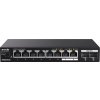 Tenda TEM2010X - Multi-gigabit switch, 8x 2.5G RJ45 + 2x 10G SFP+ port, MAC 16K, ochrana 6kV
