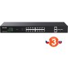 Tenda TEG1120P-16-150W PoE+ Gigabit switch 16x 1Gb/s PoE+ 802.3af/at + 2x SFP + 2x RJ45, 135W, Rack