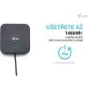i-tec dokovací stanice/ 2x USB-C/ 2x USB 2.0/ 3x USB 3.0/ HDMI/ 2x DP/ LAN/ Power Delivery 100 W + univ. nabíječka 100 W
