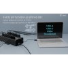 i-tec USB-C/USB-A Metal Charging + Data HUB, 15W/port, 20x USB-C, 360W