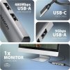 AXAGON multi 4in1 USB-C hub / HMC-H3A / USB 3.2 Gen1 / 3x USB-A / HDMI / 15cm