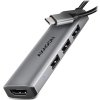 AXAGON multi 4in1 USB-C hub / HMC-H3A / USB 3.2 Gen1 / 3x USB-A / HDMI / 15cm