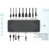 i-tec dokovací stanice Thunderbolt/ Dual display/ 4x USB 3.0/ 2x USB-C/ 2x DP/ 2x HDMI/ LAN/ Power Delivery 100W