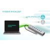 i-tec USB-C nabíjecí HUB Metal/ 7 portů/ USB-A 3.2 Gen 1/ kovový