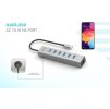 i-tec USB-C nabíjecí HUB Metal/ 7 portů/ USB-A 3.2 Gen 1/ kovový