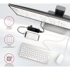 AXAGON hub USB-C 6v1 / HMC-6H4A / USB 3.2 Gen1 / 4x USB-A / HDMI / PowerDelivery / kovové tělo / 0,2m