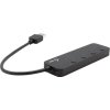 i-tec USB HUB METAL/ 4 porty/ USB 3.0/ tlačítko On/Off pro zapnutí a vypnutí/ kovový/ černý