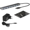 i-tec USB HUB METAL/ 7 portů/ USB 3.0/ napájecí adaptér/ kovový