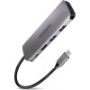 AXAGON hub USB-C / HMC-5 / USB 3.2 Gen1 / 1x USB-C / 2x USB-A / 1x HDMI / microSD/SD / 100W PD / 0,2m