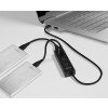 AXAGON HUE-S2B, 4x USB 3.0 CHARGING hub, micro USB nap. konektor, kabel USB-A 30cm