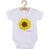 Dětské body s potiskem New Baby Slunečnice - krátký rukáv 62 (3-6m)