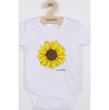 Dětské body s potiskem New Baby Slunečnice - krátký rukáv 62 (3-6m)