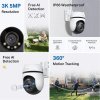 TP-Link Tapo C530WS - Venkovní Wi-Fi kamera s rozlišením 3K, rotace a sledování pohybu 360°, noční vidění, 1x LAN, IP66