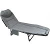 Lehátko kempingové skládací SOFA šedé polohovací