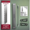 AXAGON HMC-10HLS, USB 5Gbps hub, 4x USB-A, HDMI 4k/60Hz, RJ-45 GLAN, SD/mSD, PD 100W, kabel 25cm