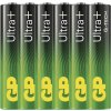 Alkalická baterie GP Ultra Plus AAA (LR03), 6 ks